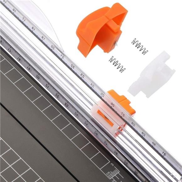 A4 Paper Cutter 12 Inch Titanium Paper Trimmer Scrapbooking Tool with Side Ruler - Picture 6 of 7